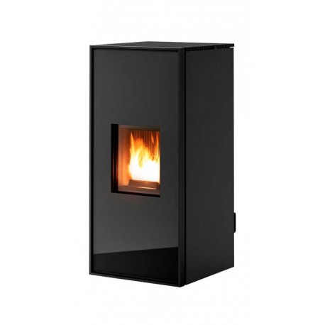 Estufa de pellet TILDA puerta frontal de cristal