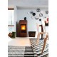 Estufa de pellet TOBA diseño minimalista