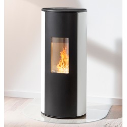 Estufa de pellet COSMO rodona i atractiva