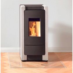 Estufa de pellet COMO II moderna y elegante