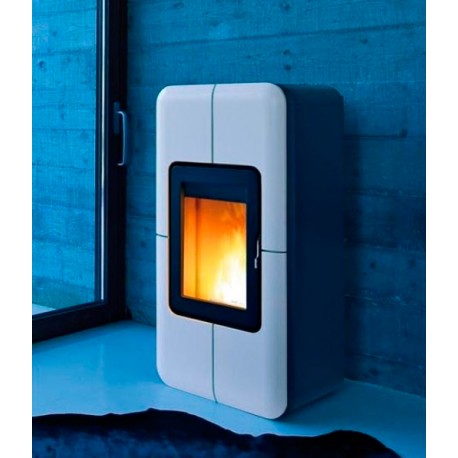 Estufa de pellet TOBA diseño minimalista