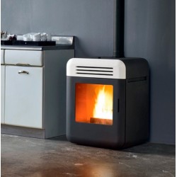 Estufa de pellet THEMA diseny minimalista