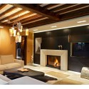 Llar de foc de llenya amb guillotina M-DESIGN Luna 1150V Diamond