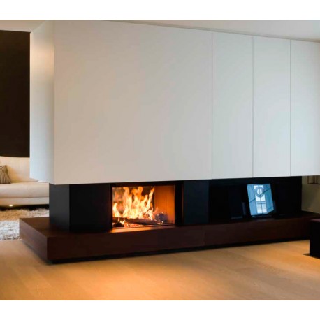 Llar de foc de llenya amb guillotina M-DESIGN Luna 1000DV Diamond