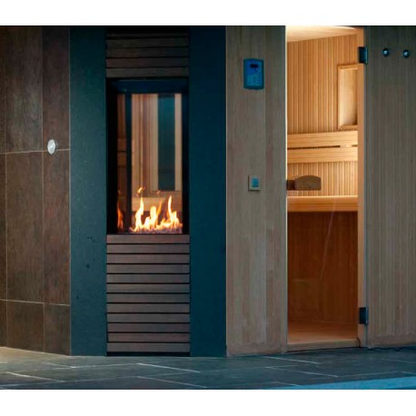 Chimenea de gas M-DESIGN Luna 550 DV Diamond