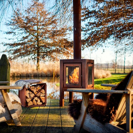 Estufa de llenya exterior RB73 Quaruba XL