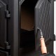 Estufa de leña 640 rústica y esmaltada