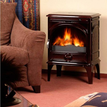 Estufa de leña 425 rústica con patas regulables