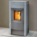 Estufa de pellet REVO amb pedra natural