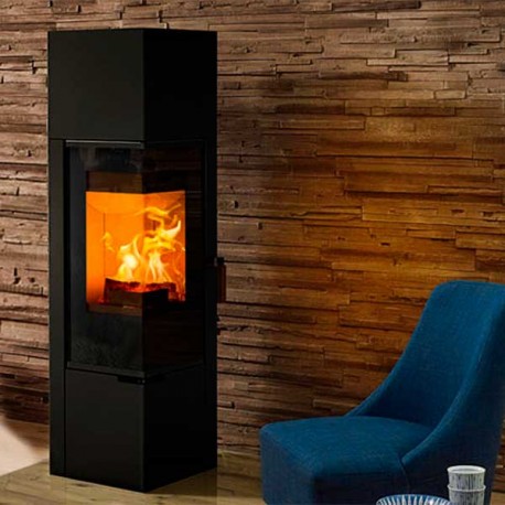 Estufa de leña FORMA ideal para esquinas